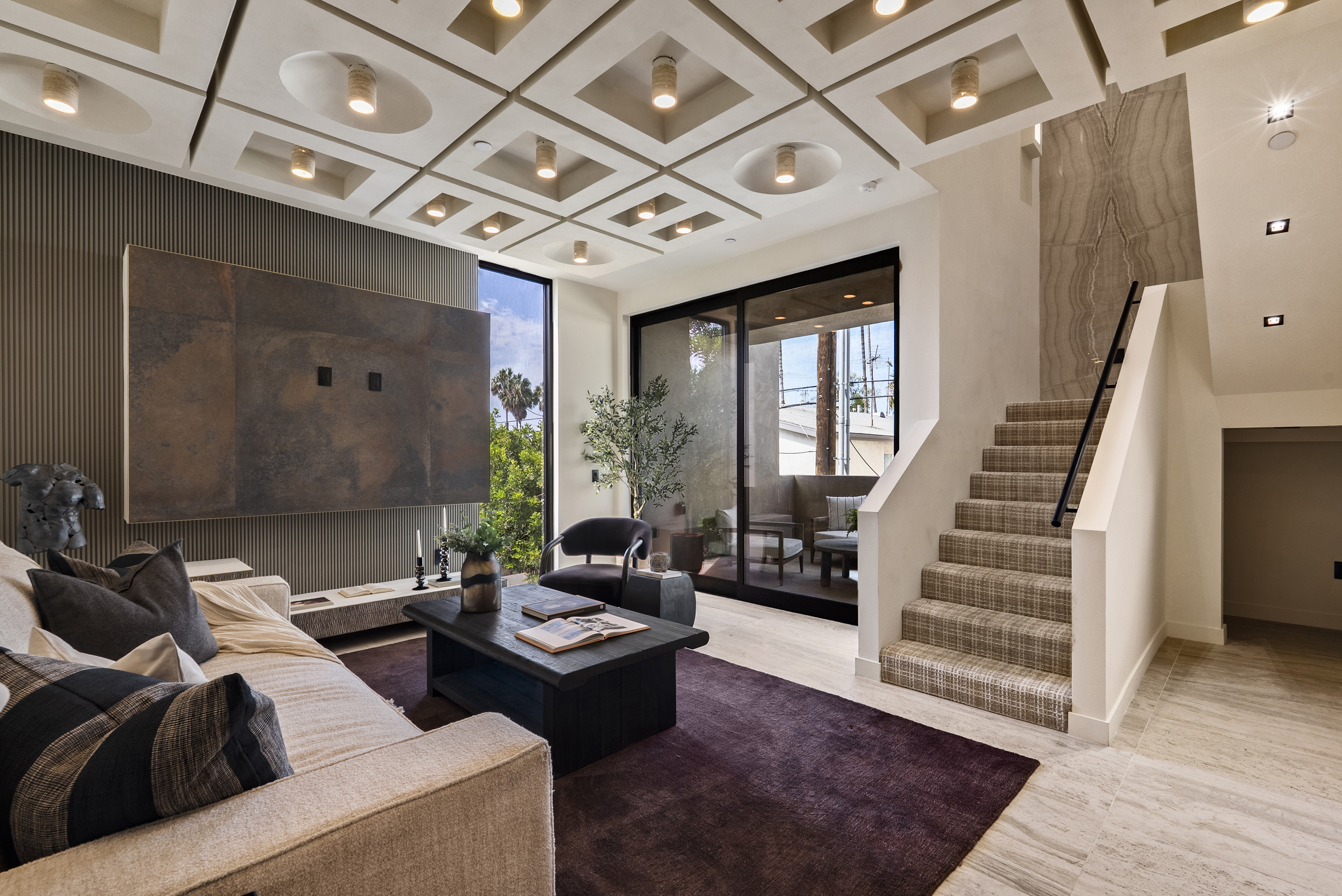 Penthouse 7, The Glacier — living space